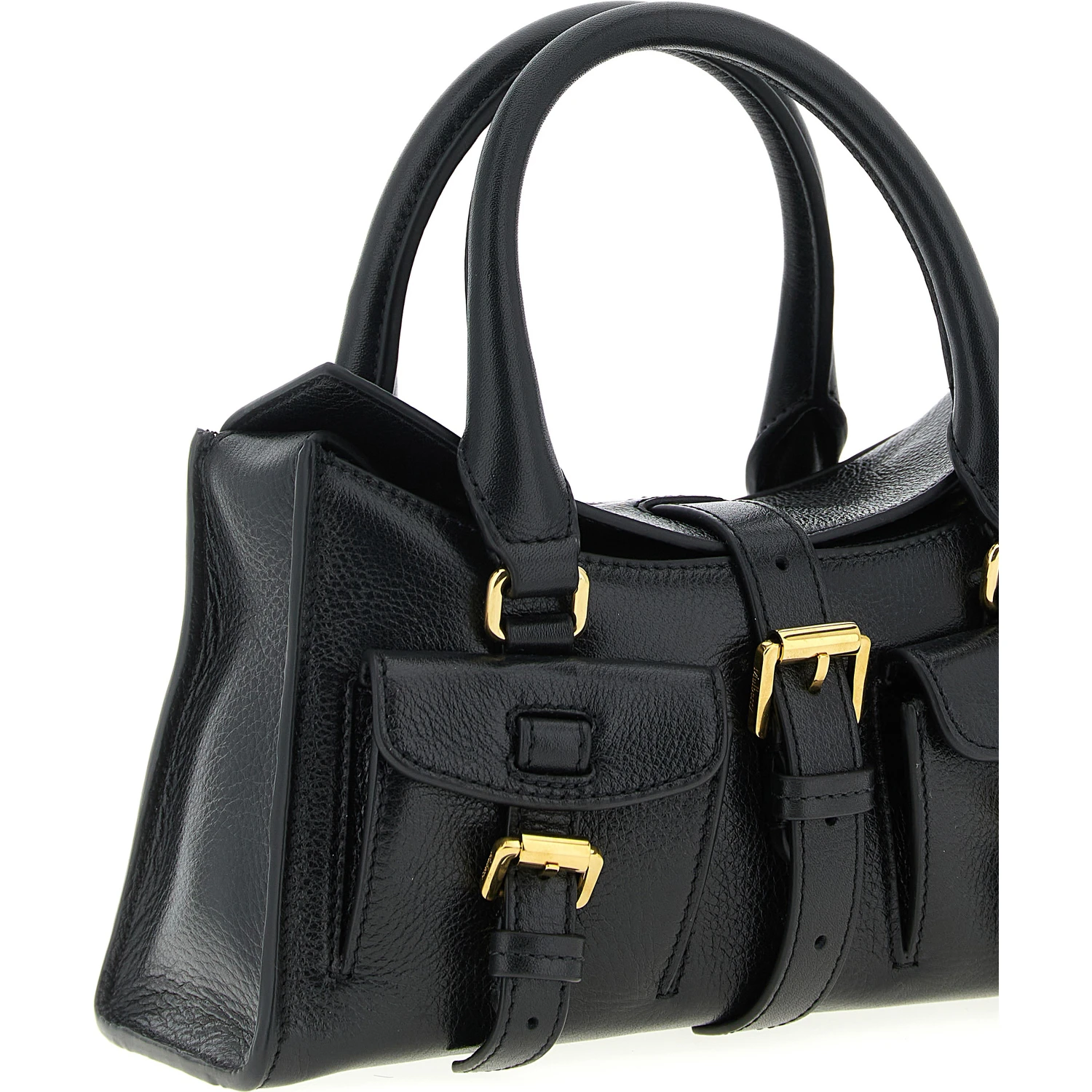 Black Calfskin Handbag