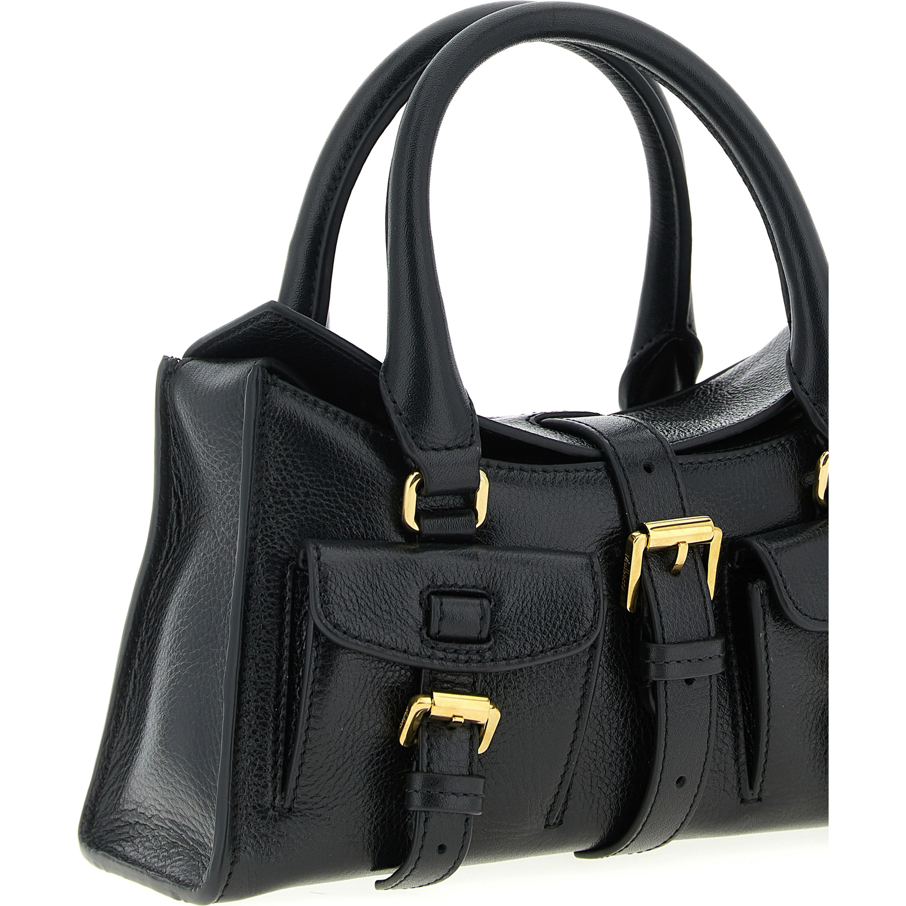Black Calfskin Handbag