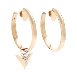 Gold Brass Earrings