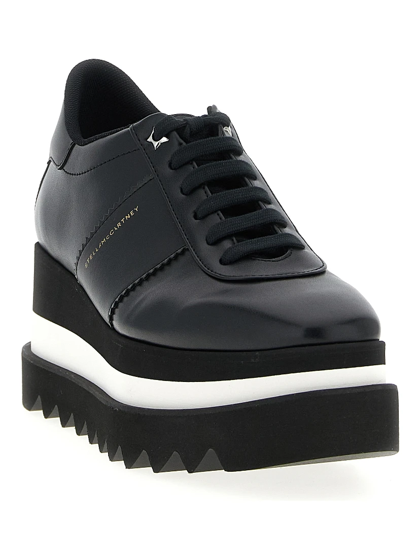 Black Polyethylene Wedge Sandals
