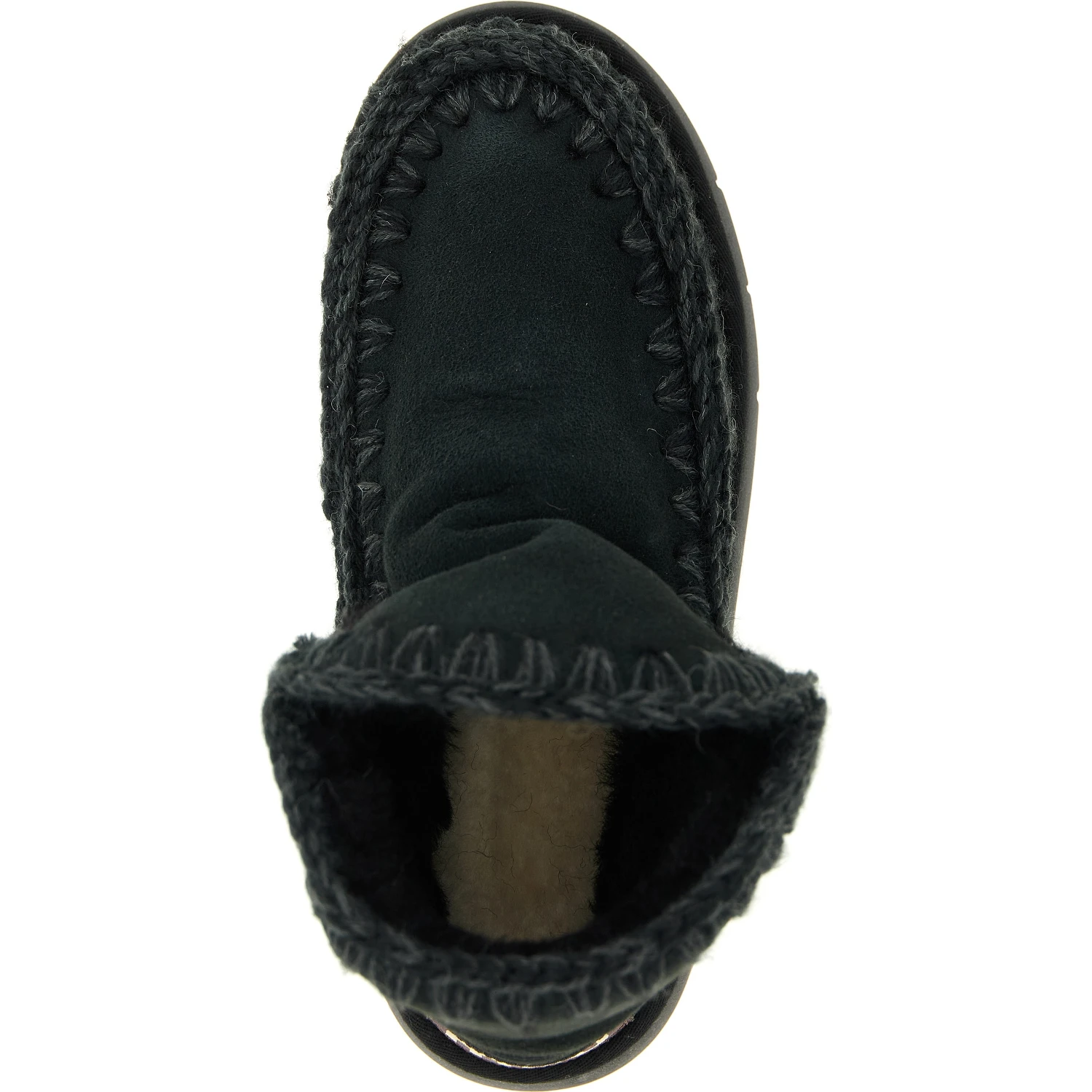 Black Lamb Leather Ankle Boots
