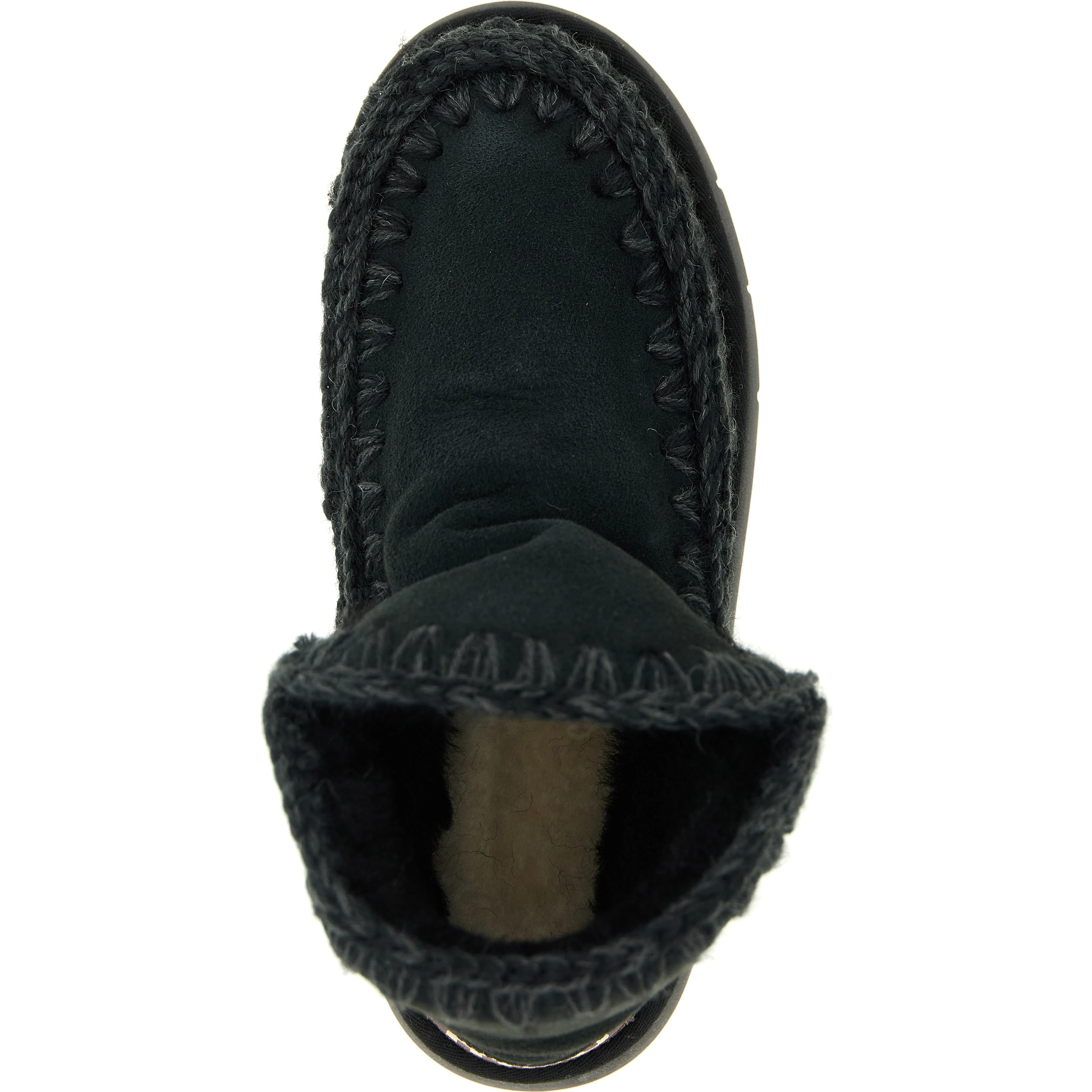 Black Lamb Leather Ankle Boots