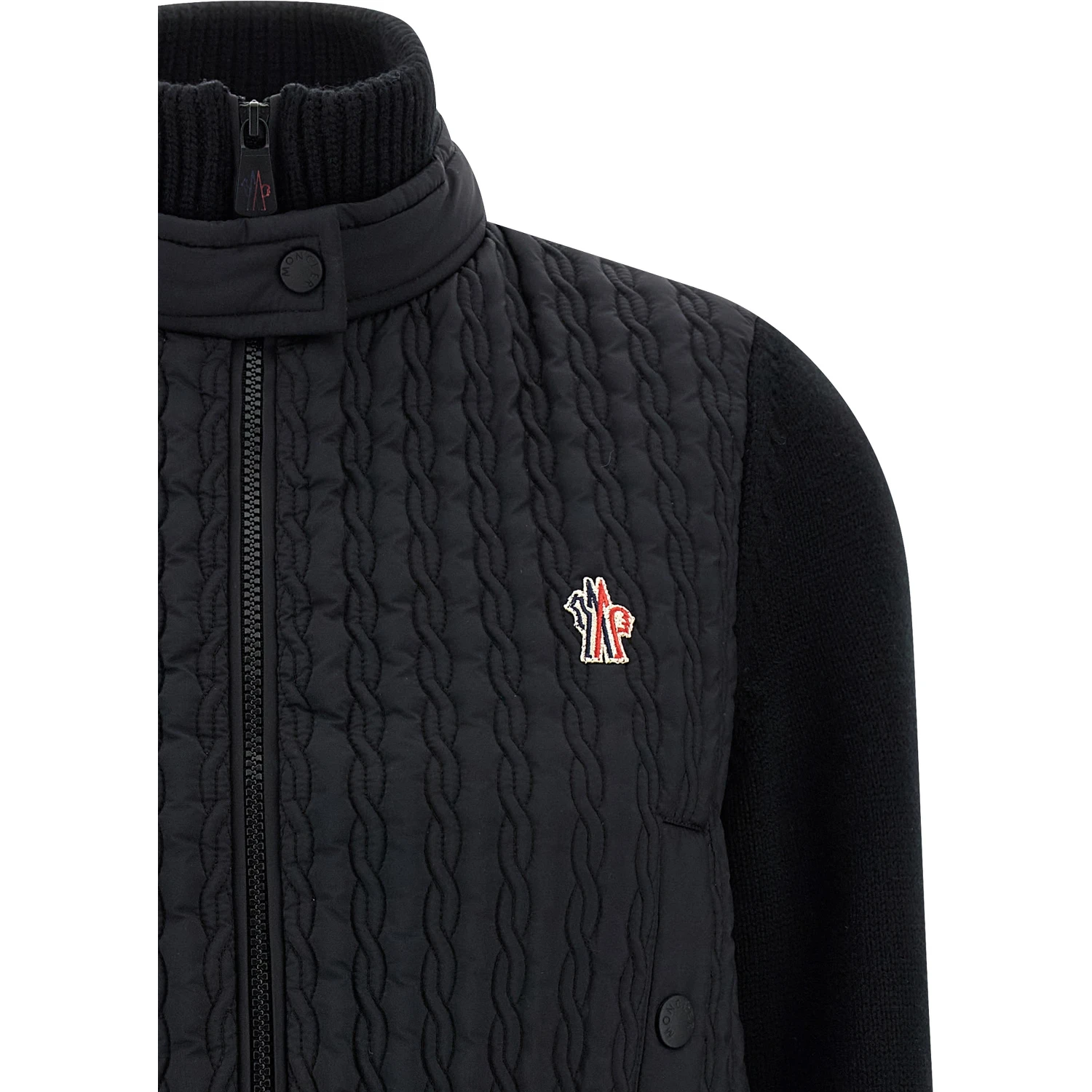 Black Polyamide Cardigan