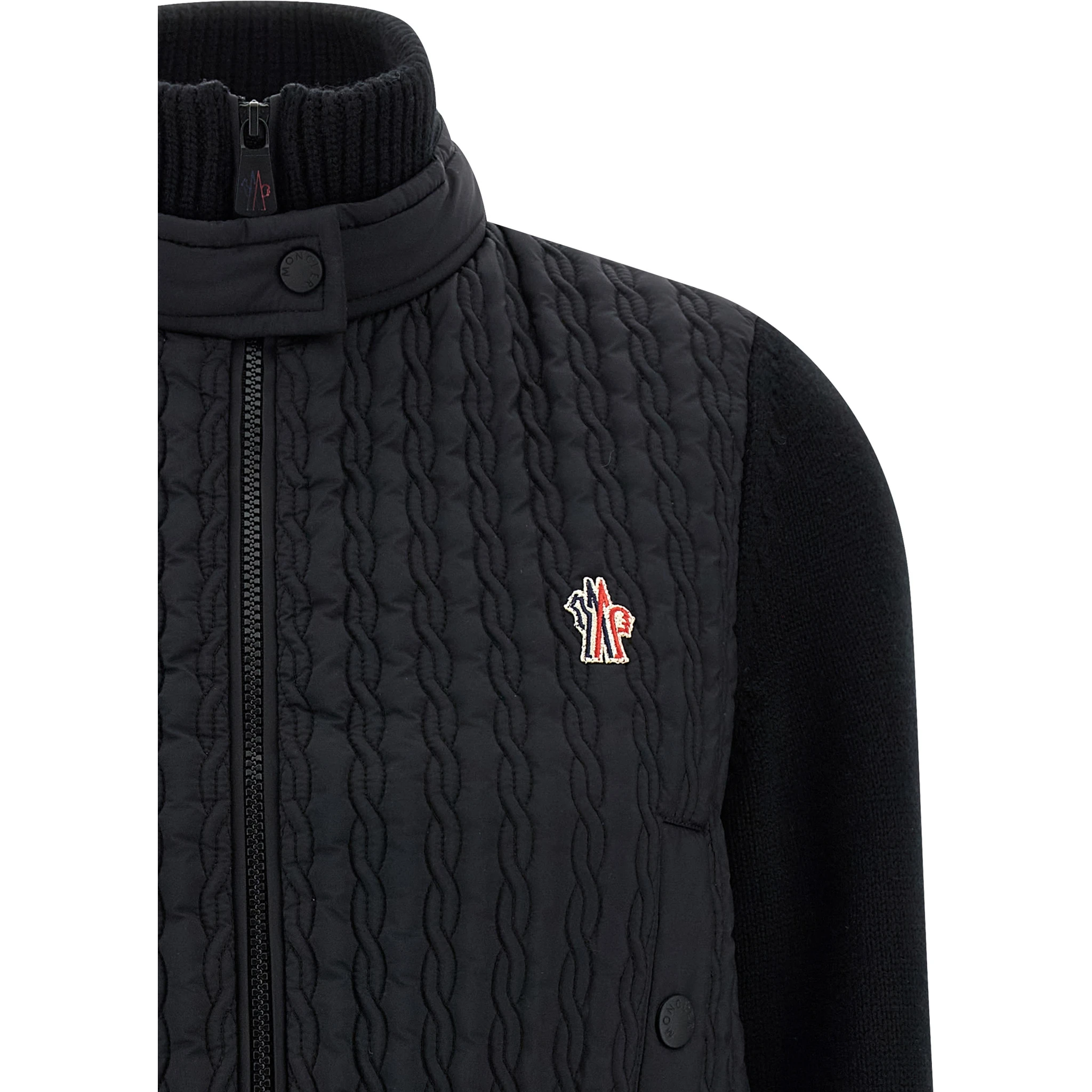 Black Polyamide Cardigan