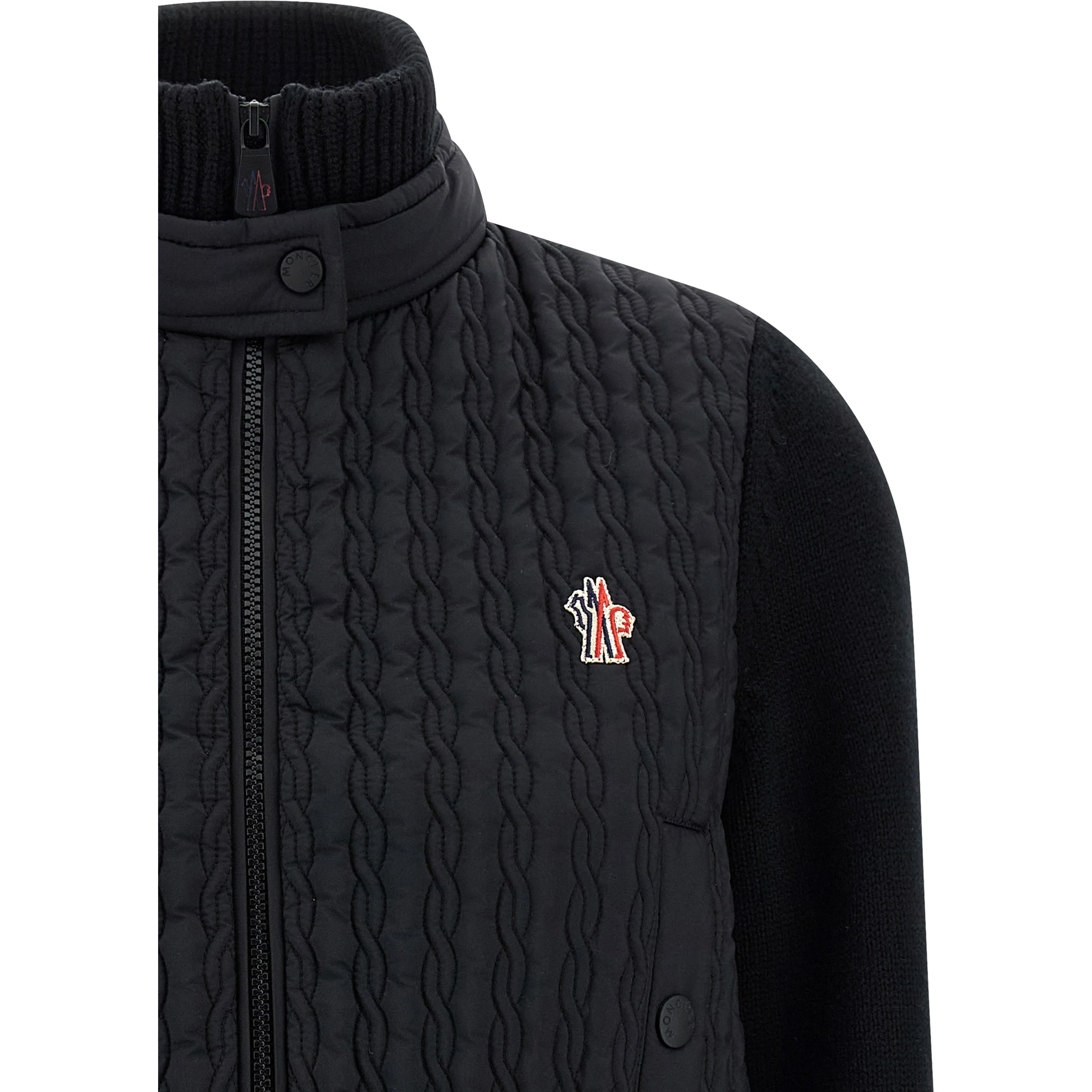 Black Polyamide Cardigan