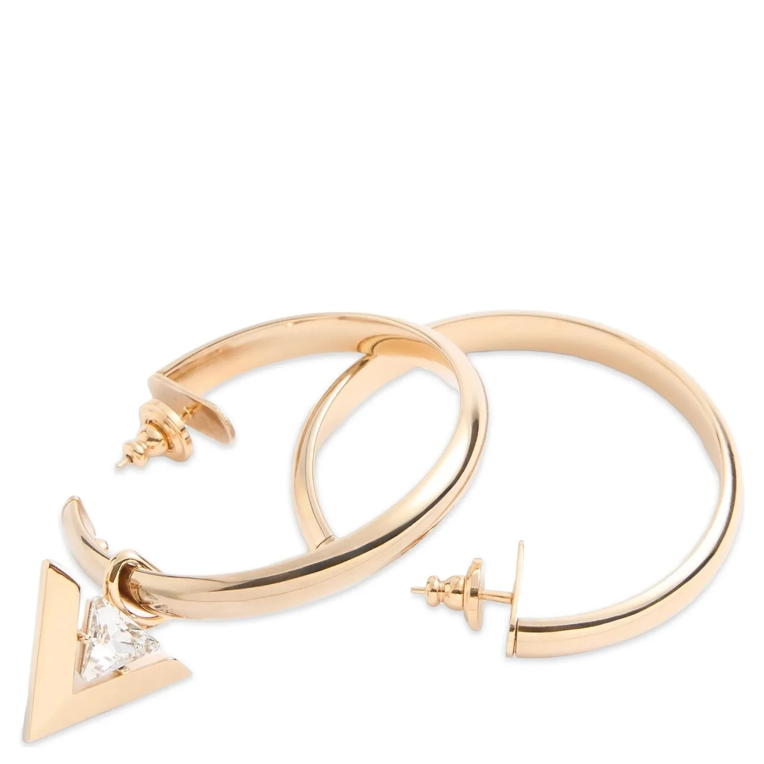 Gold Brass Earrings