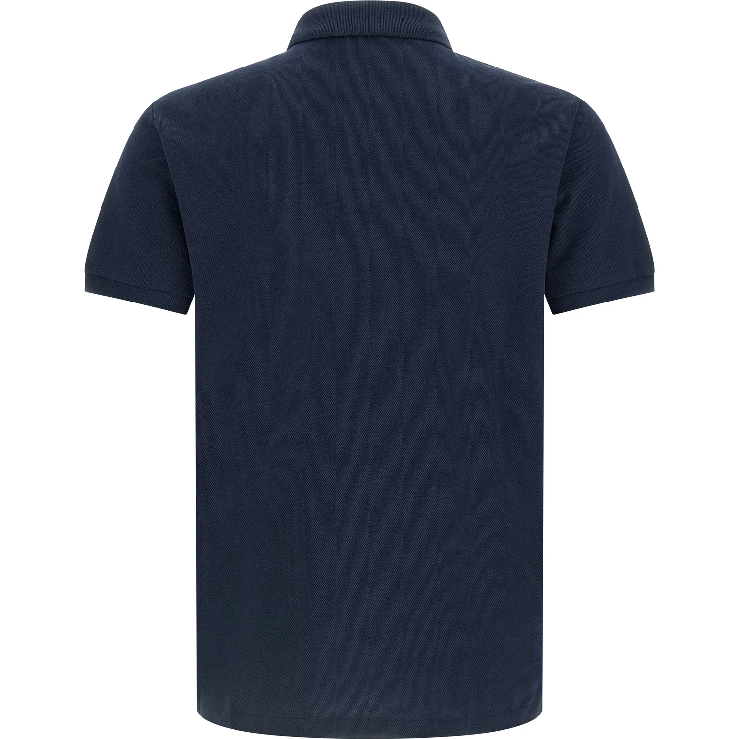 Blue Cotton Polo Shirt