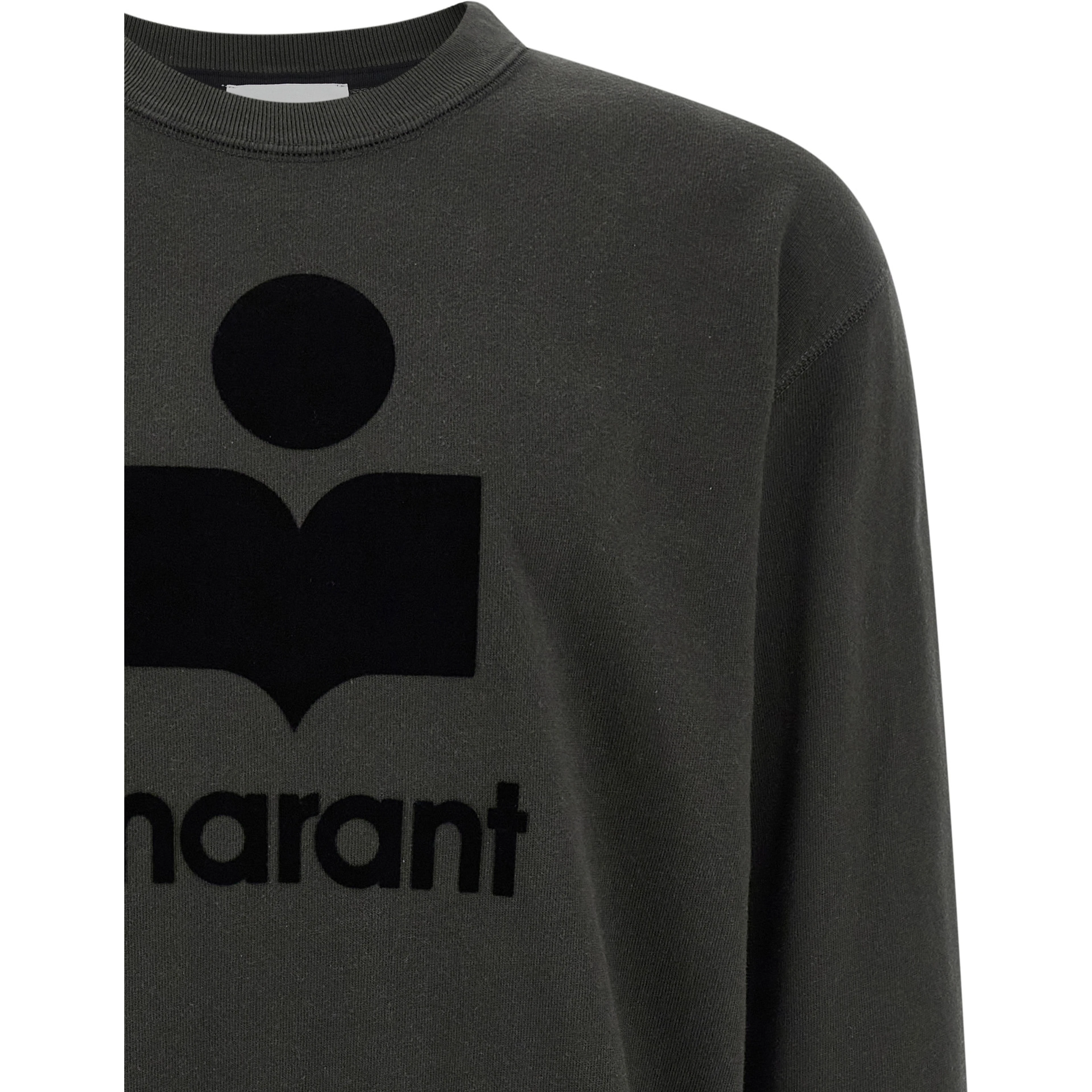 Black Cotton Sweatshirt