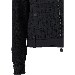 Black Polyamide Cardigan