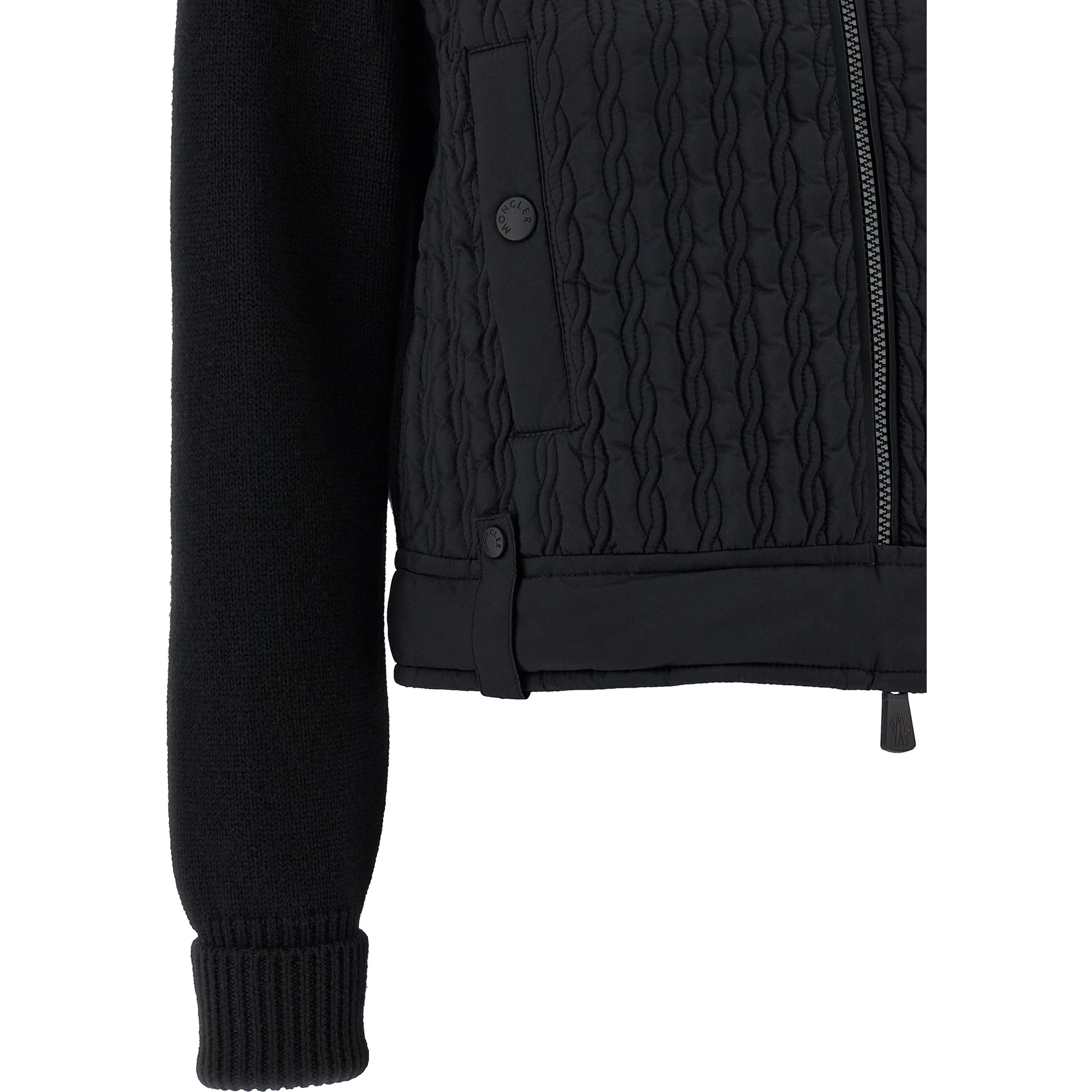 Black Polyamide Cardigan