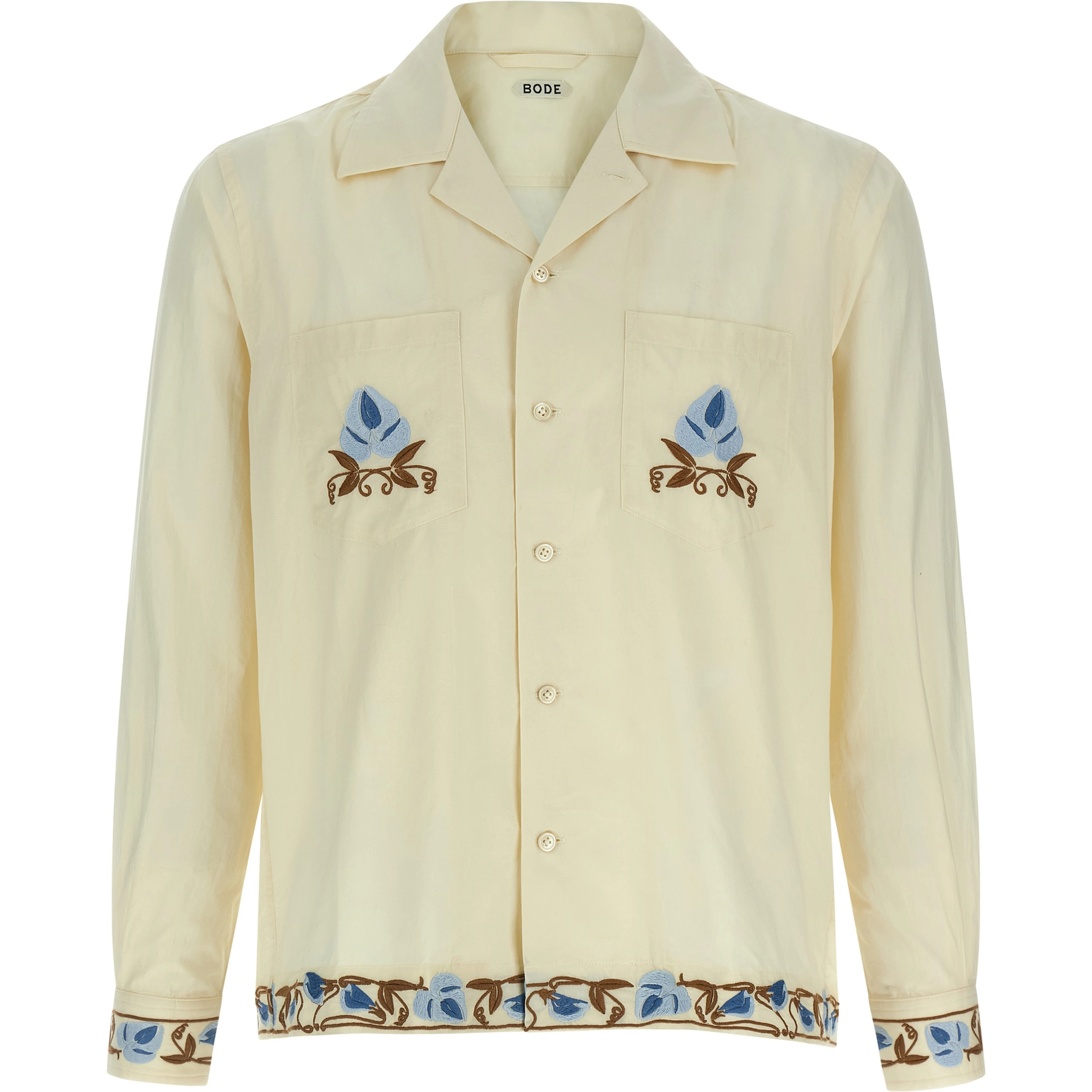 Beige Cotton Blouse