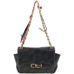 Black Leather Shoulder Bag