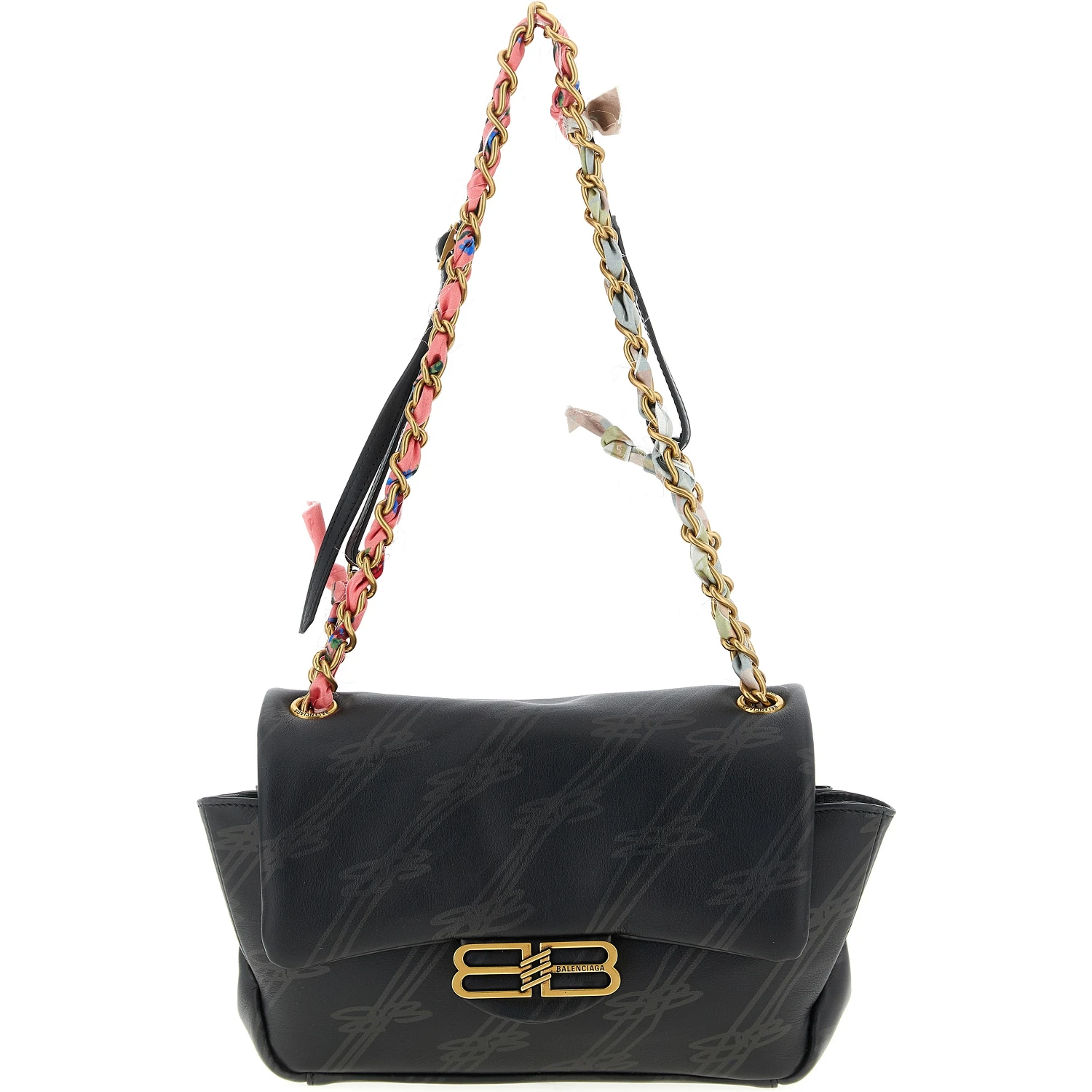 Black Leather Shoulder Bag