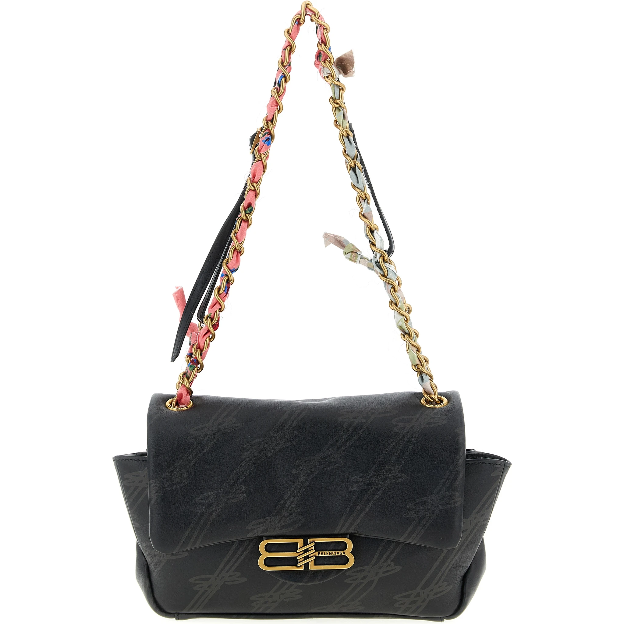 Black Leather Shoulder Bag