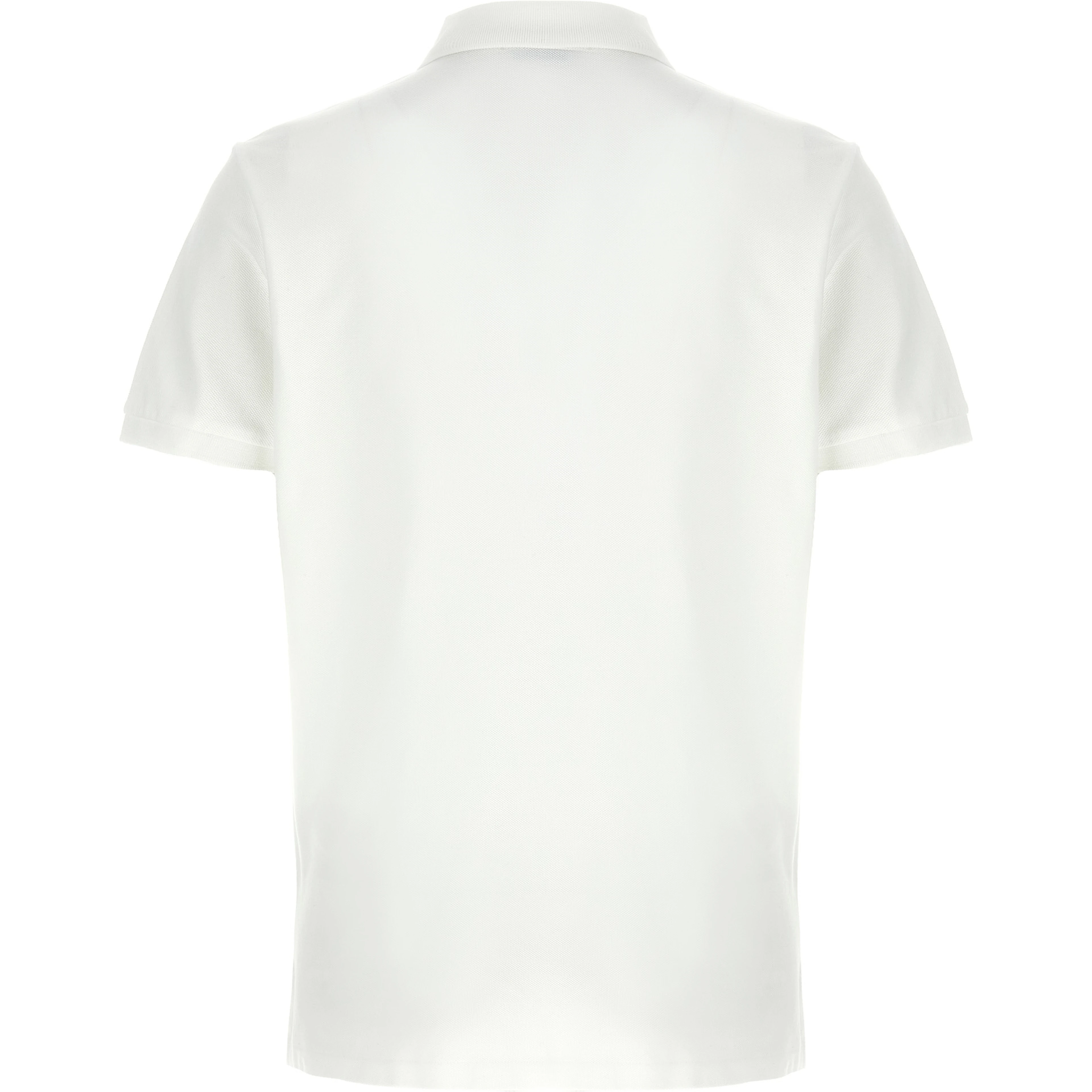 White Cotton Polo Shirt