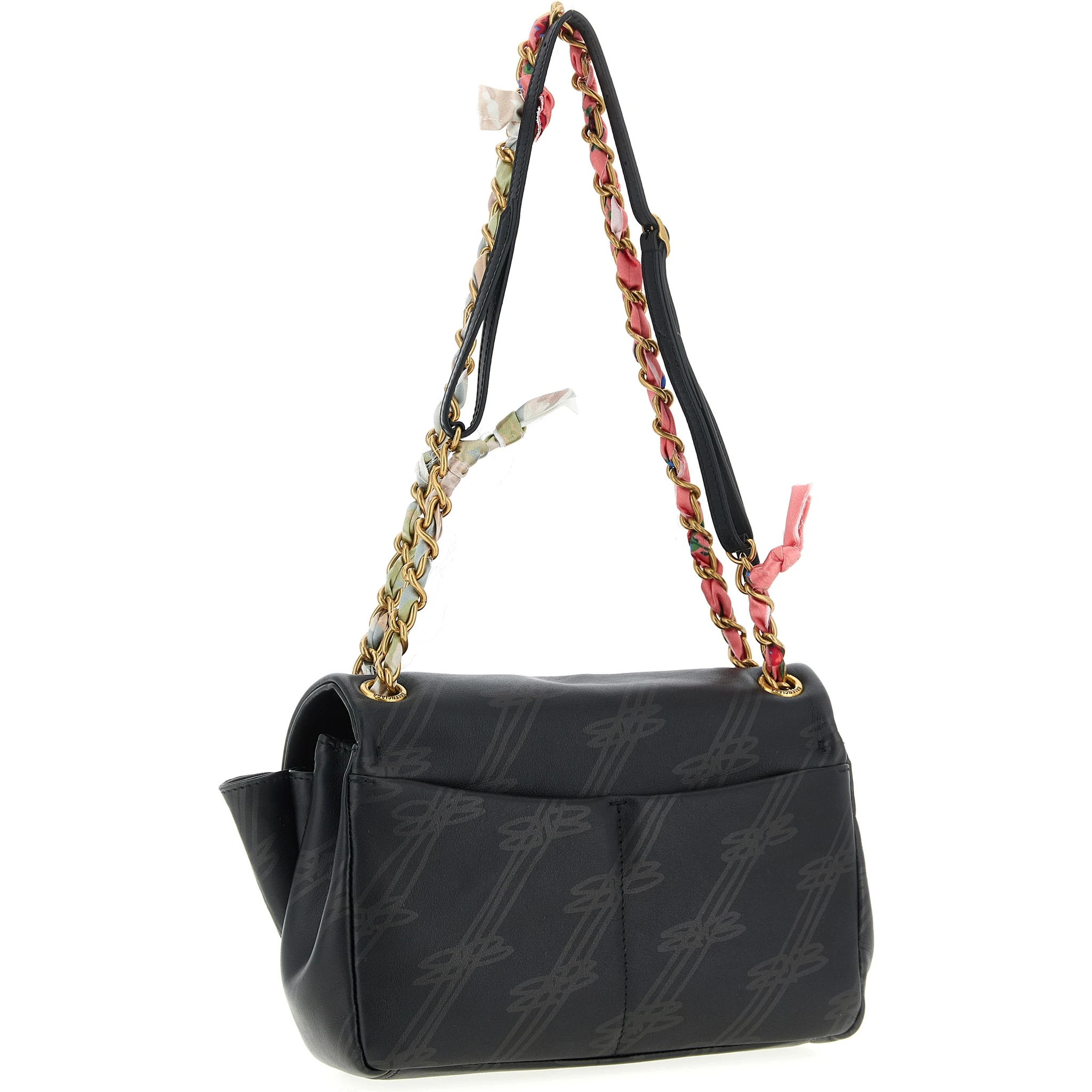 Black Leather Shoulder Bag