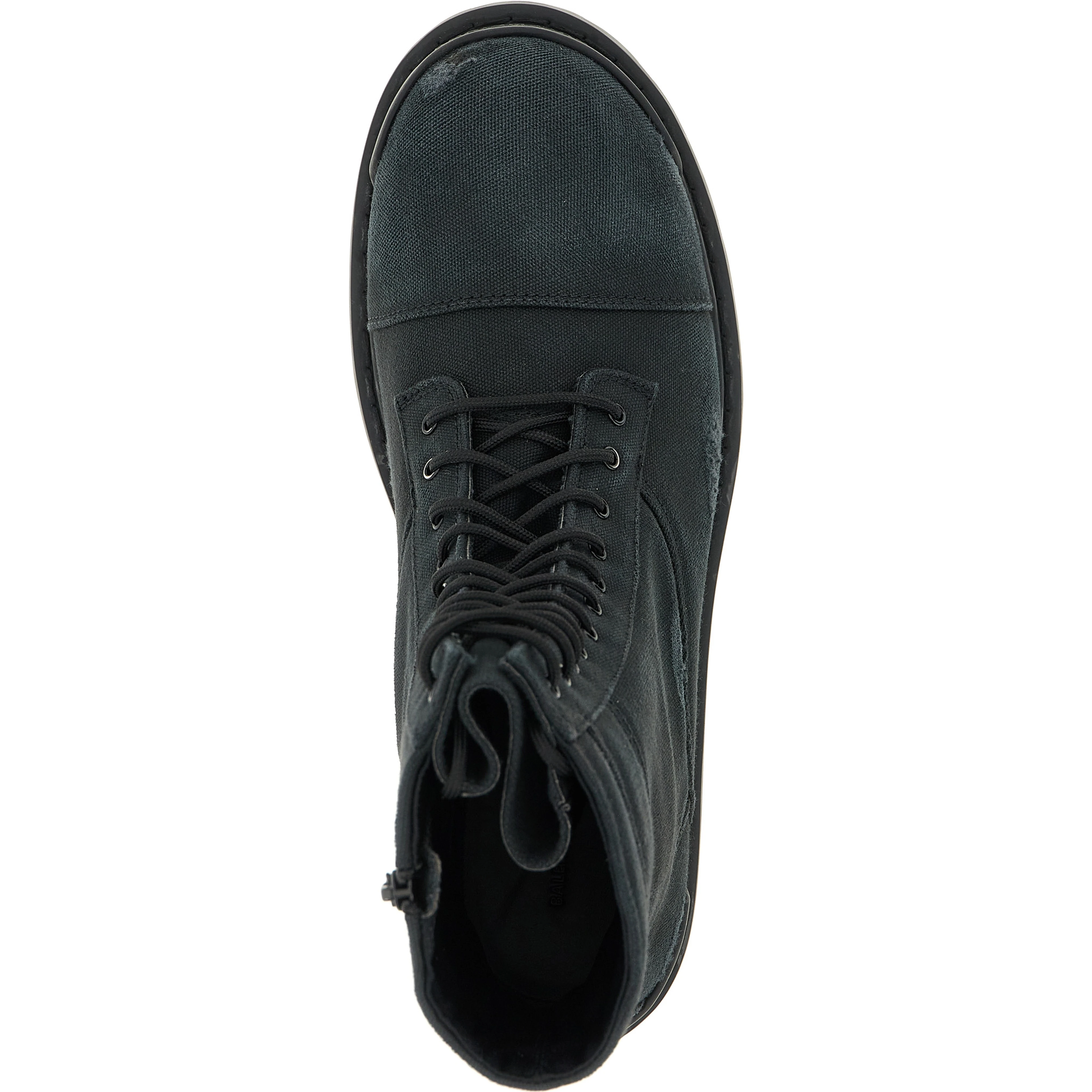 Black Cotton Chelsea Boots