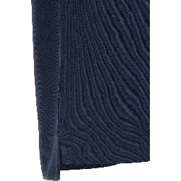 Blue Cotton Polo Shirt