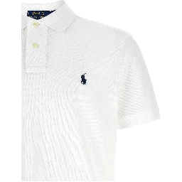 White Cotton Polo Shirt