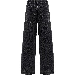 Black Cotton Jeans Denim