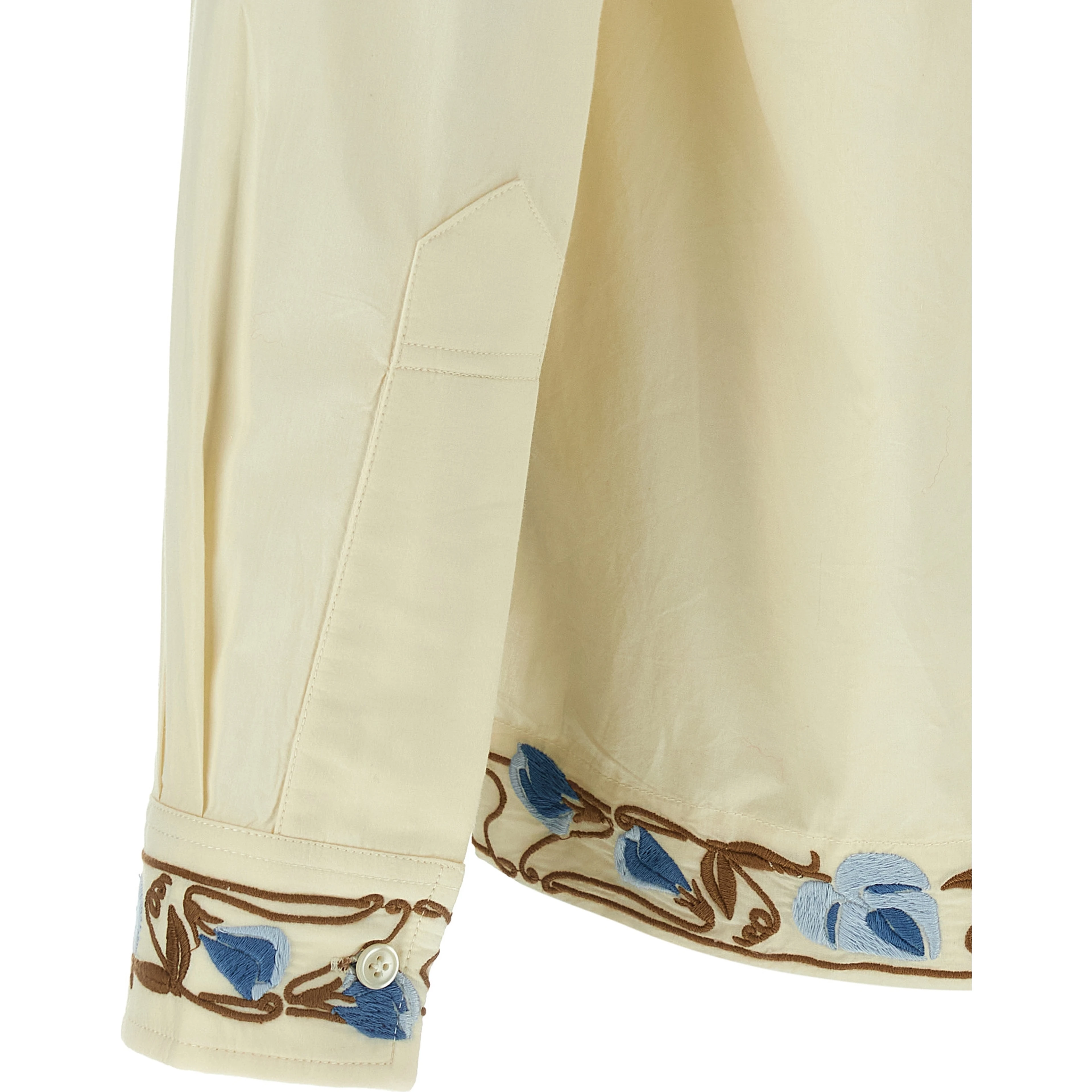 Beige Cotton Blouse