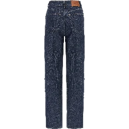 Blue Cotton Jeans Denim