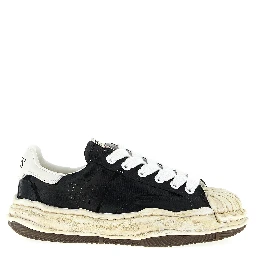 Black Cotton Sneakers