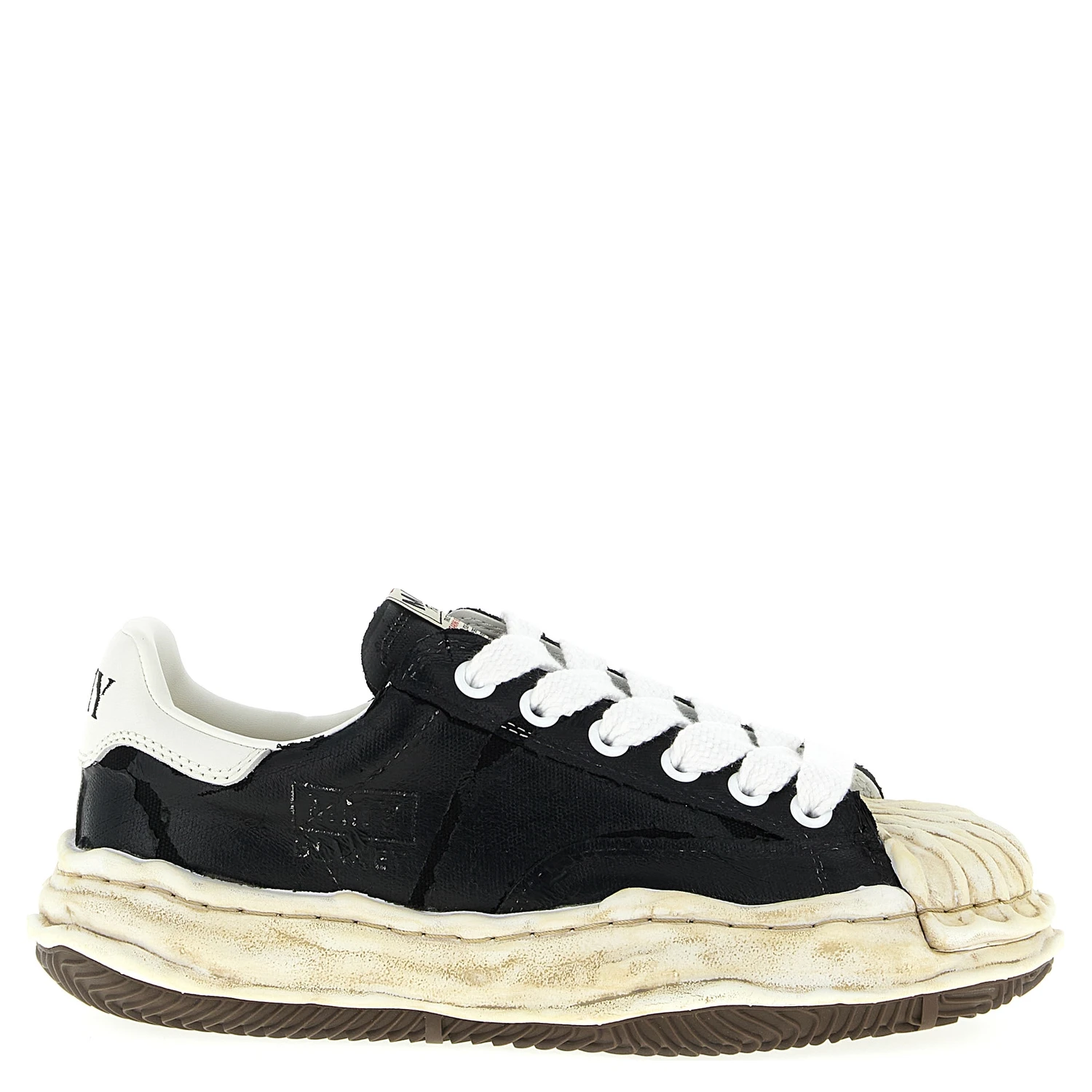 Black Cotton Sneakers
