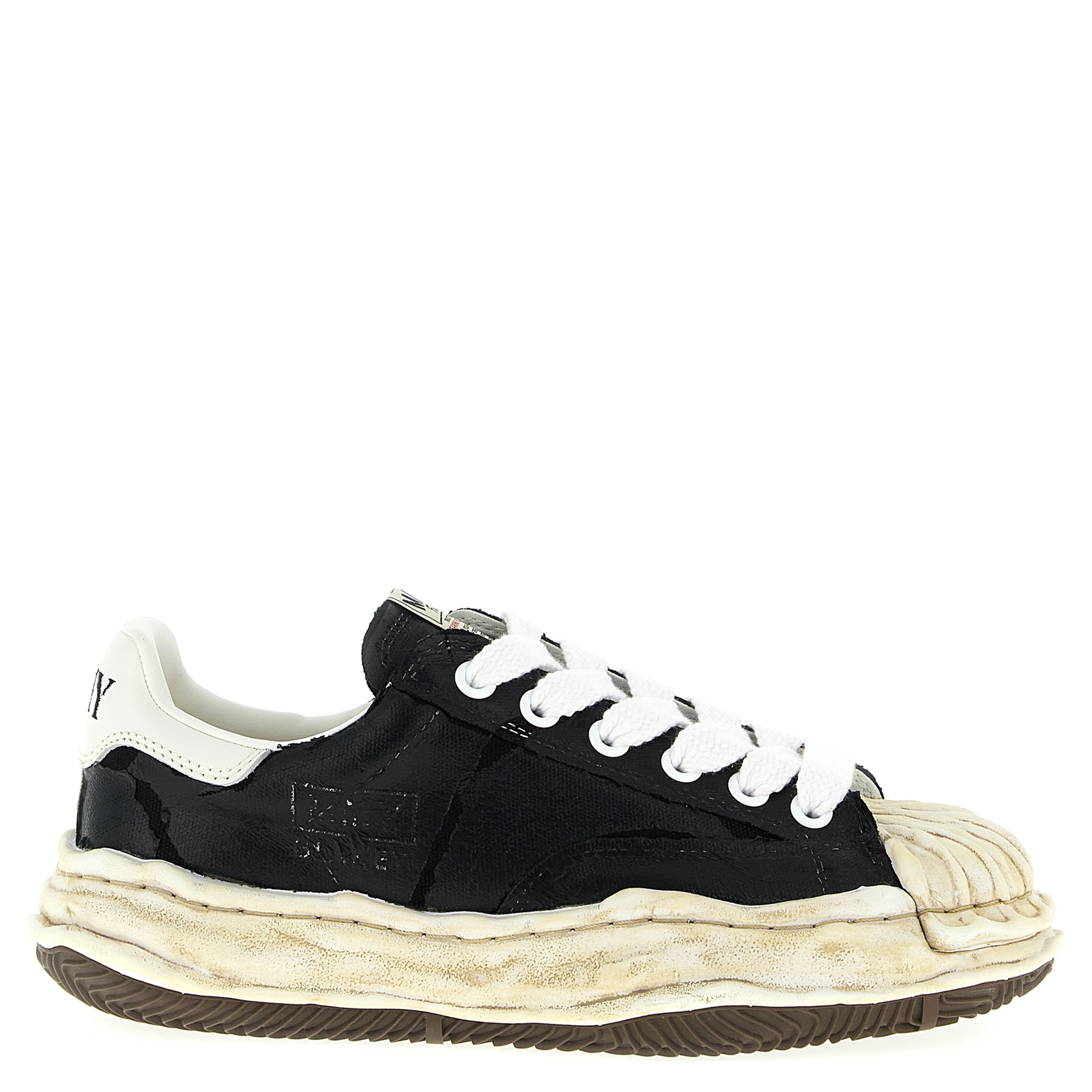 Black Cotton Sneakers