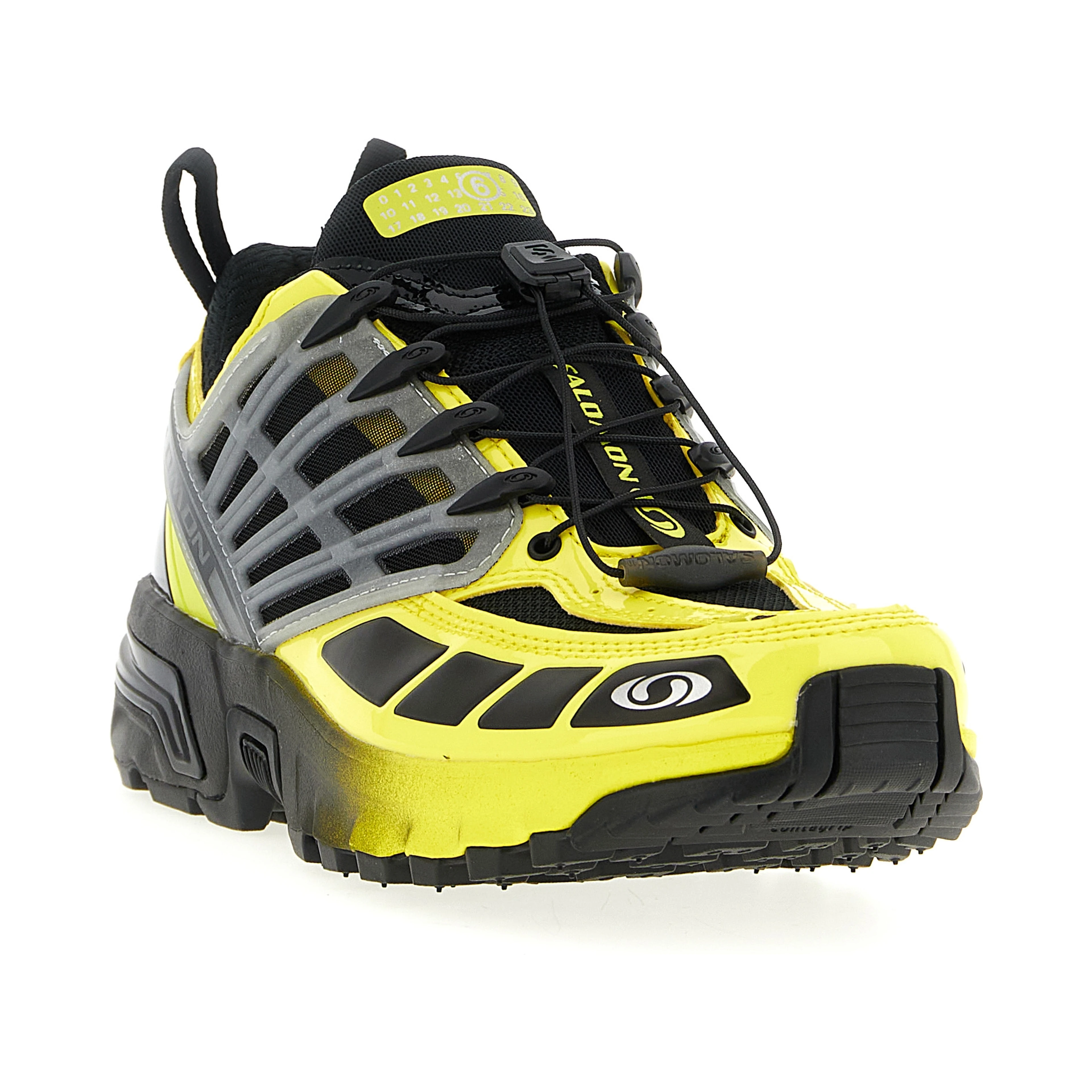 Bicolor Nylon Athletic Sneakers
