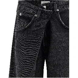 Black Cotton Jeans Denim