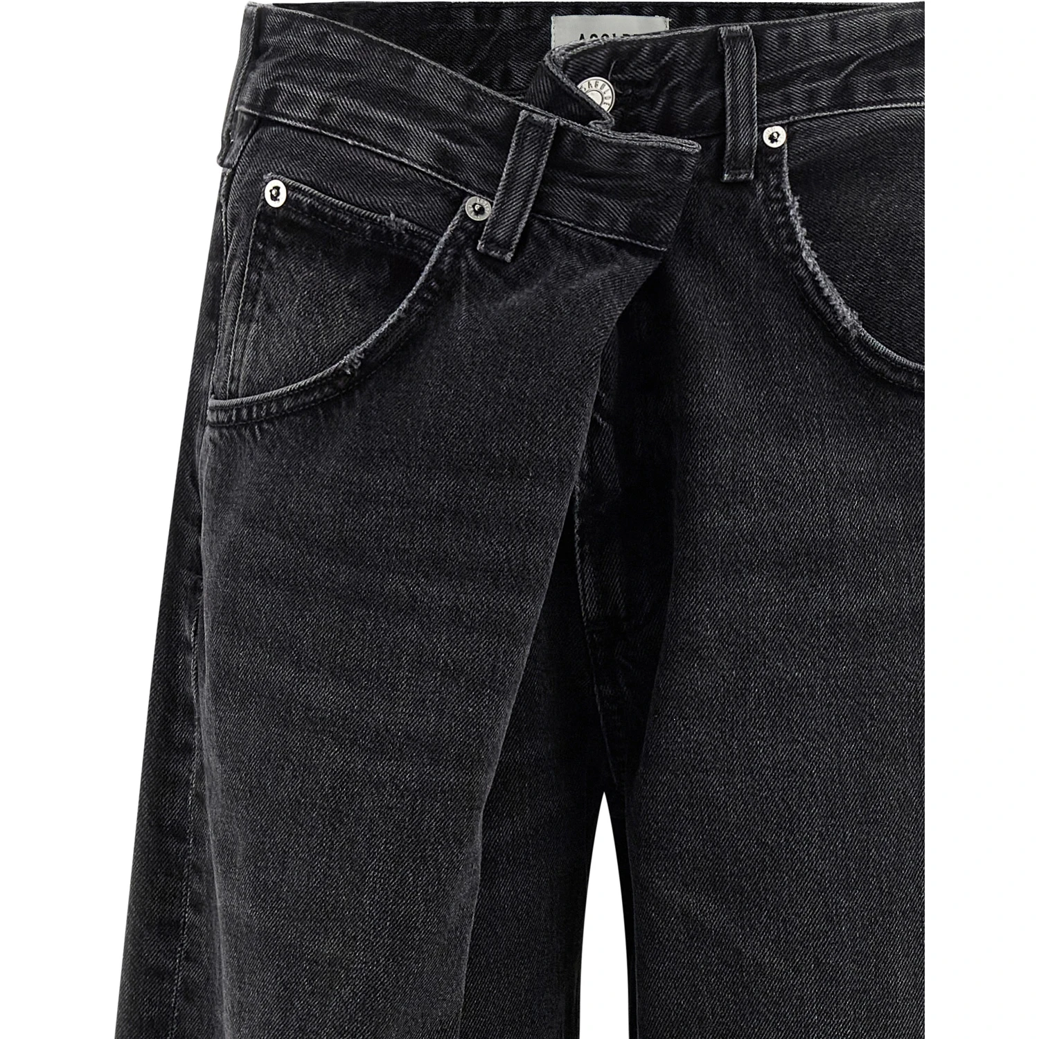 Black Cotton Jeans Denim