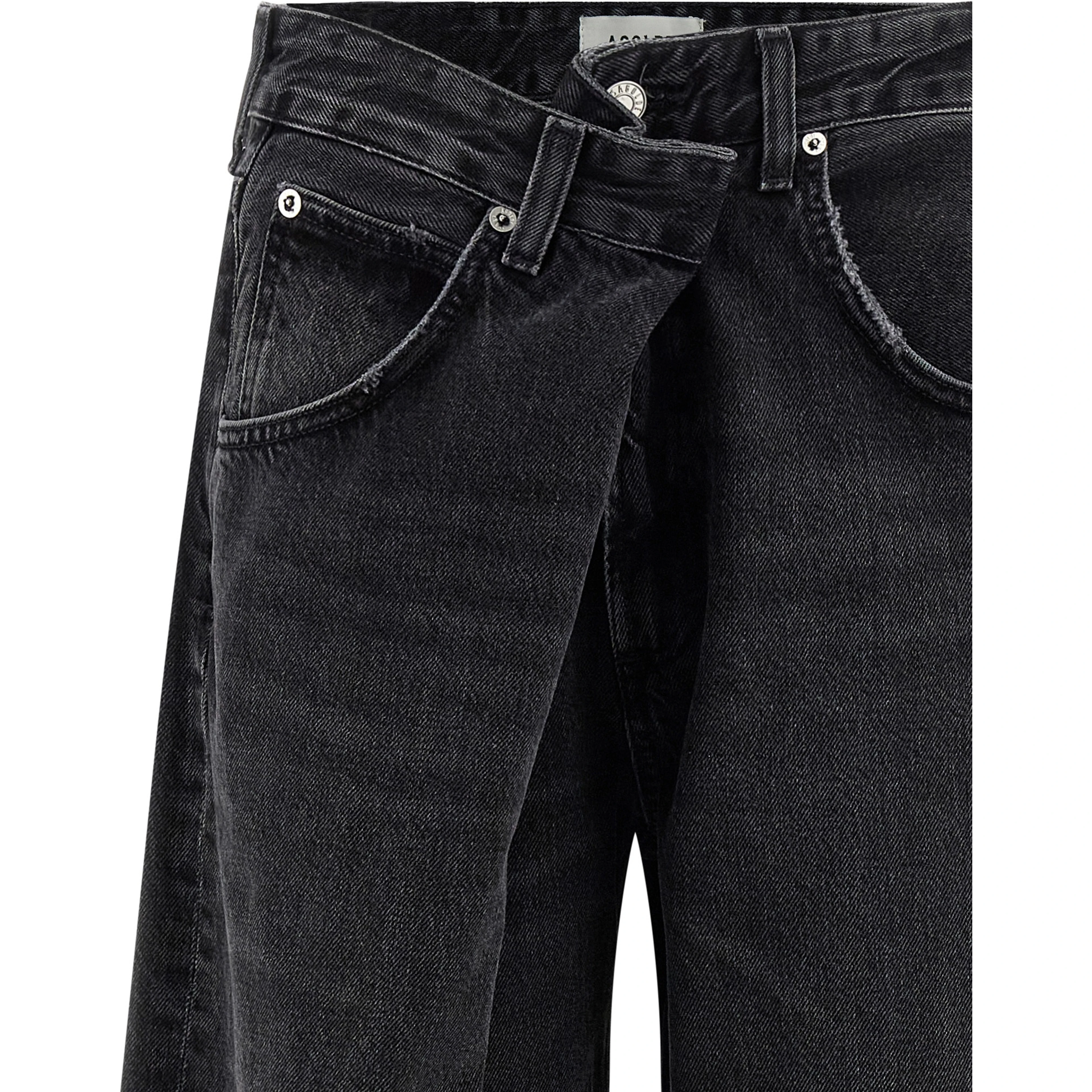 Black Cotton Jeans Denim