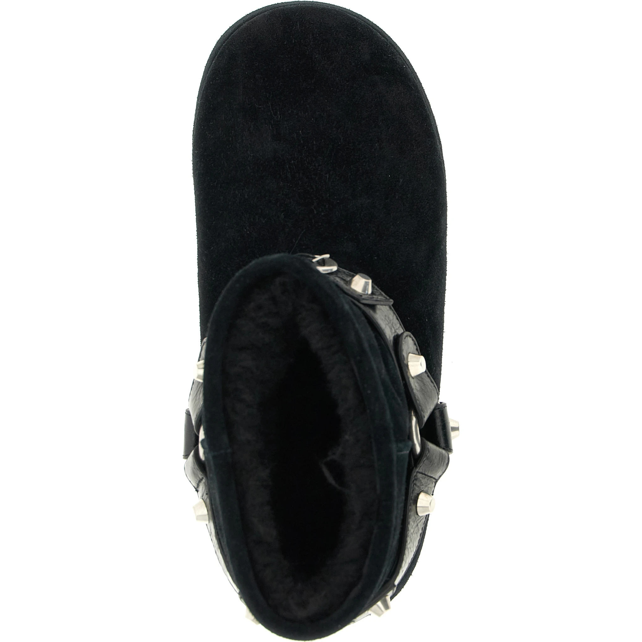 Black Calfskin Ankle Boots