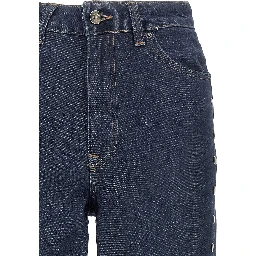 Blue Cotton Jeans Denim