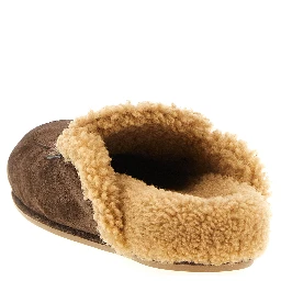 Brown Calfskin Slides