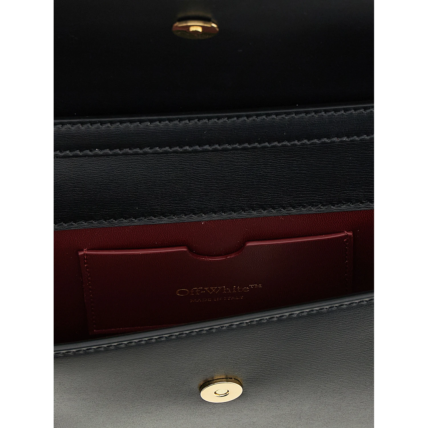 Black Polyester Shoulder Bag