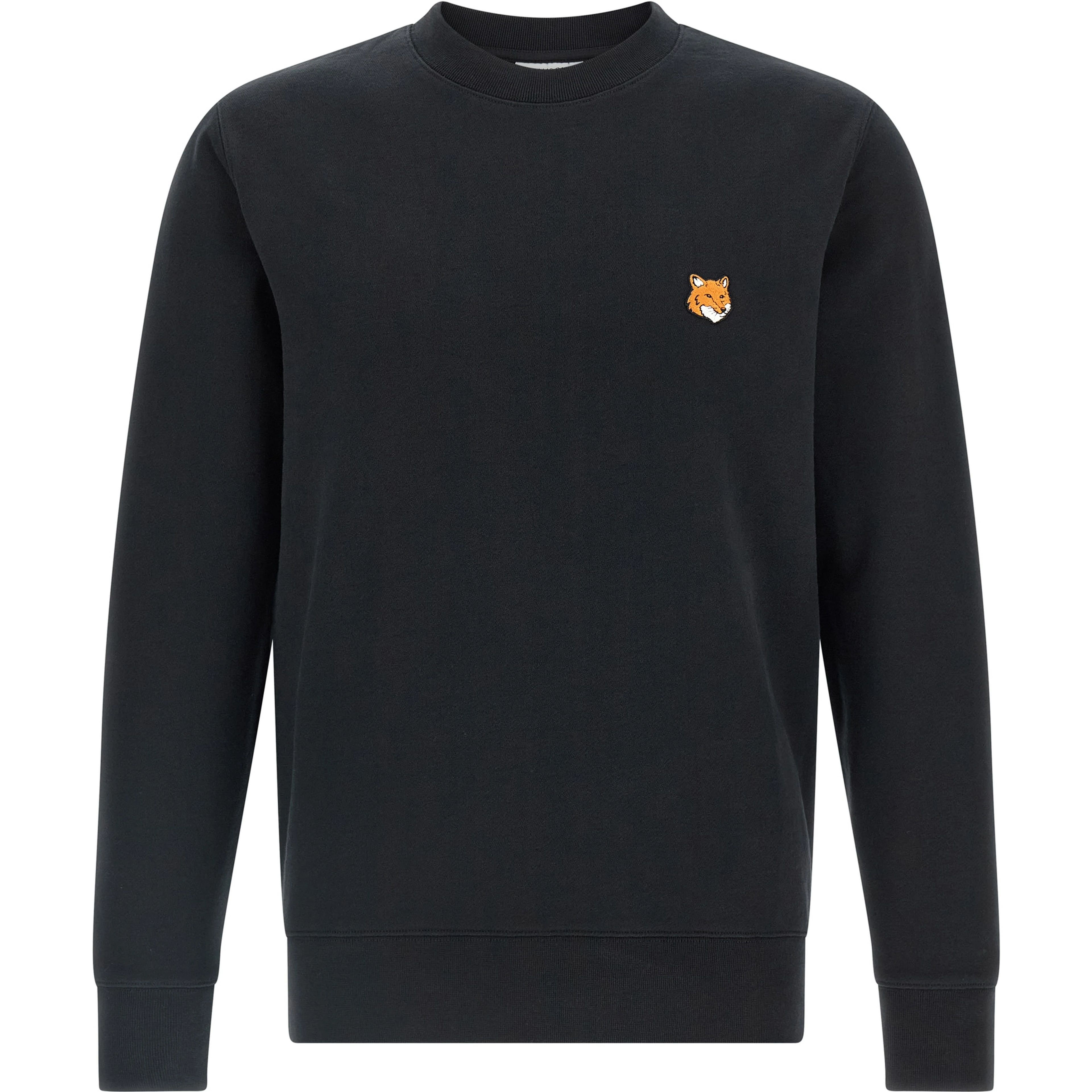 Black Cotton Sweatshirt