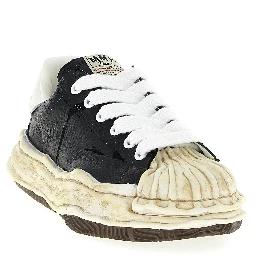 Black Cotton Sneakers