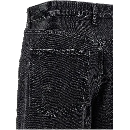 Black Cotton Jeans Denim
