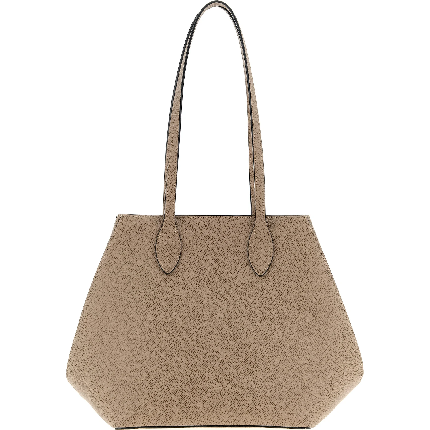 Beige Calfskin Tote Bag