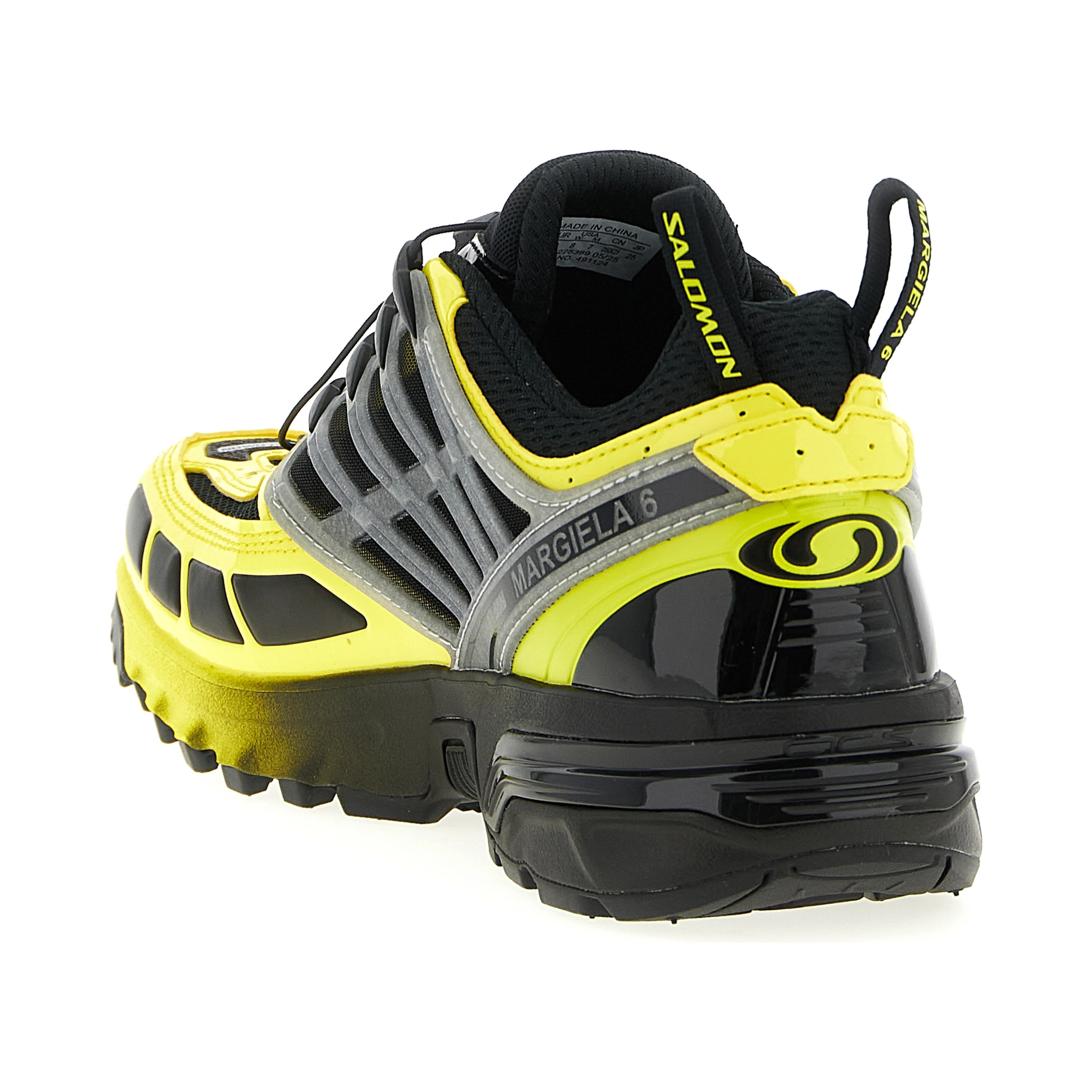 Bicolor Nylon Athletic Sneakers