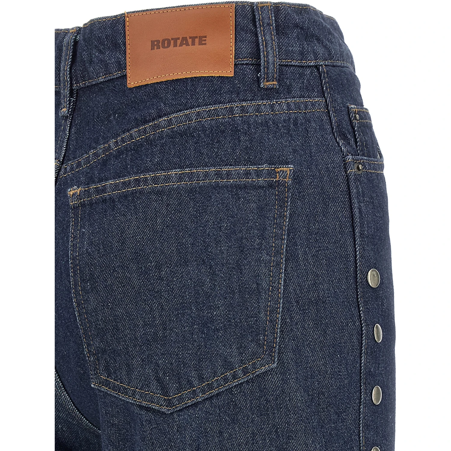 Blue Cotton Jeans Denim