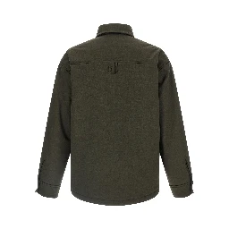 Bicolor Virgin Wool Shell Jacket