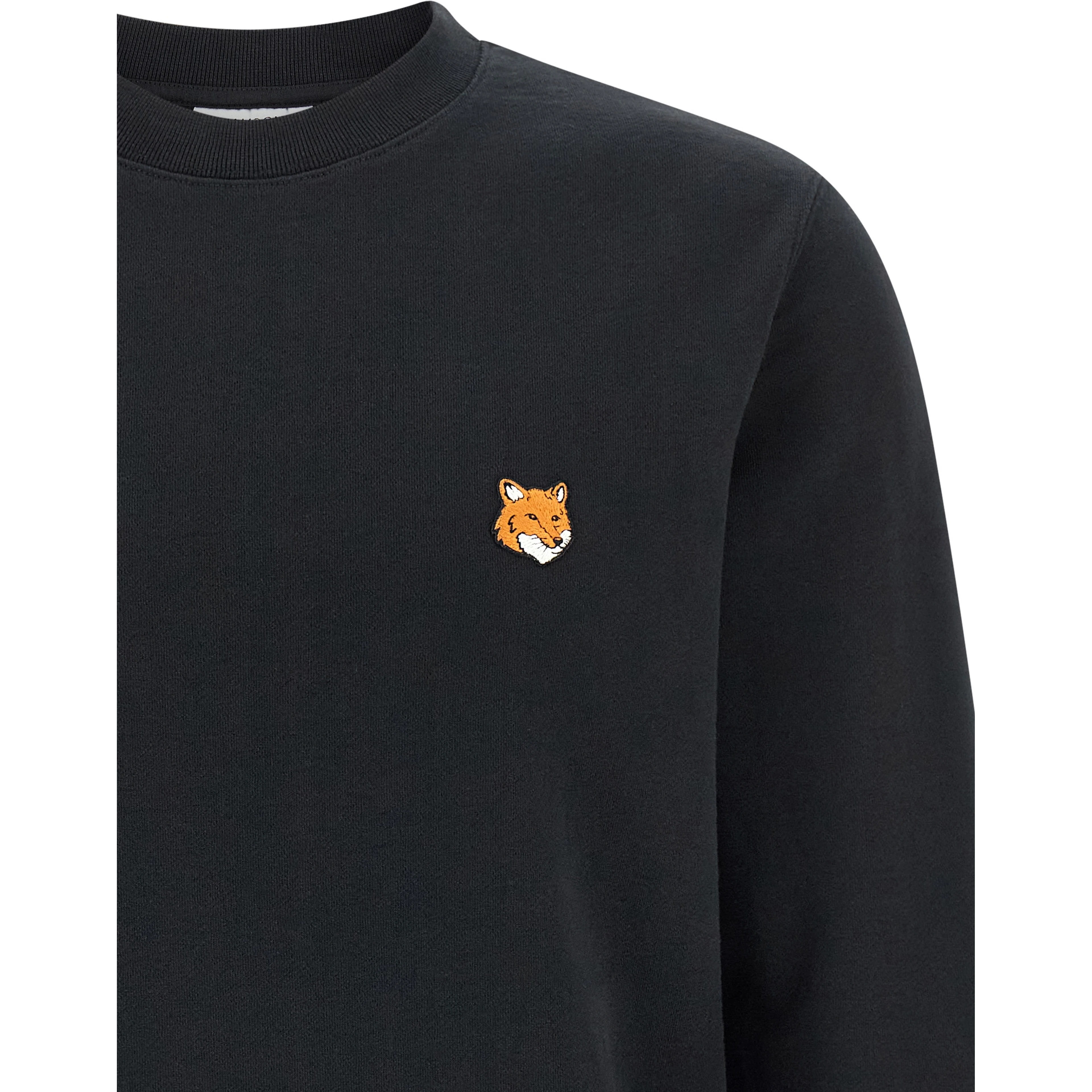 Black Cotton Sweatshirt