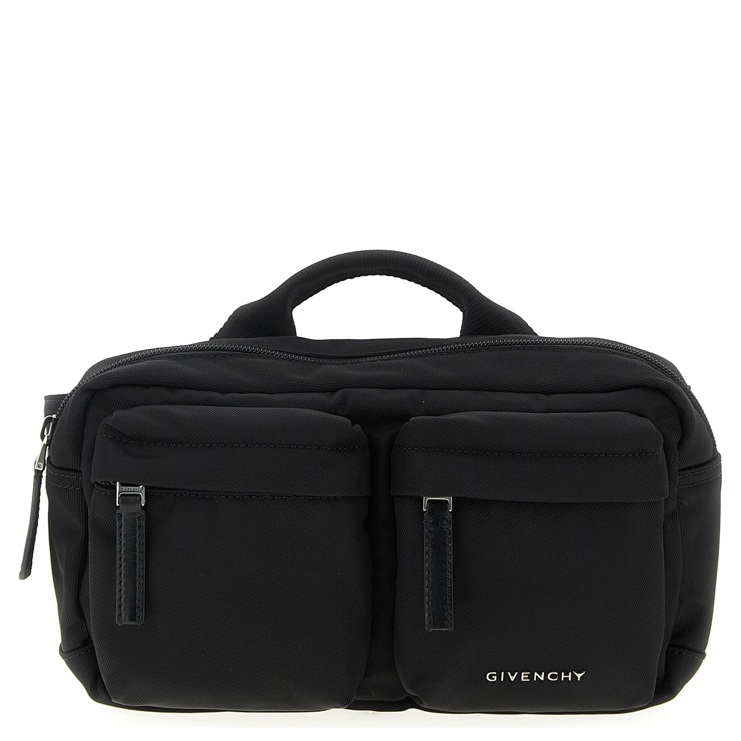 Black Polyamide Crossbody Bag