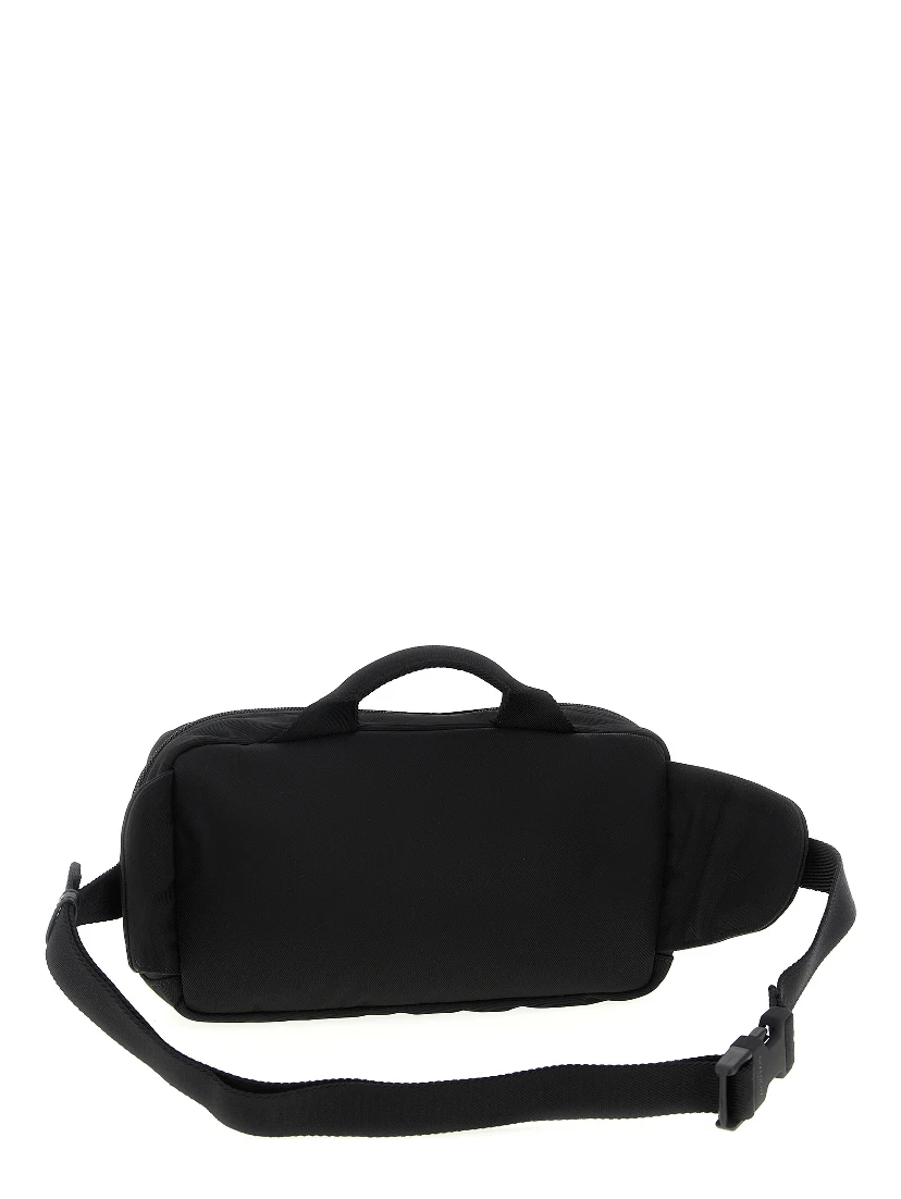 Black Polyamide Crossbody Bag
