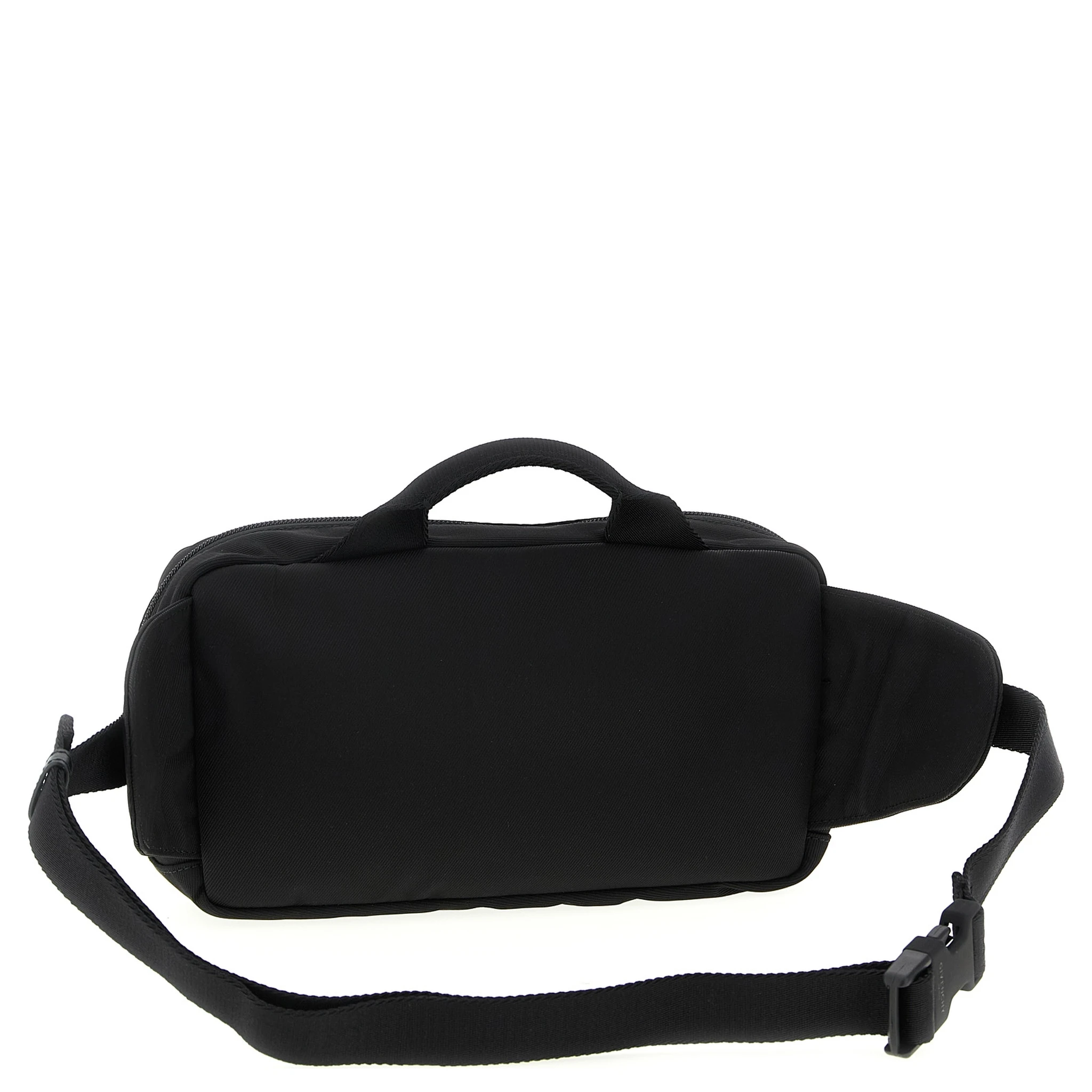 Black Polyamide Crossbody Bag