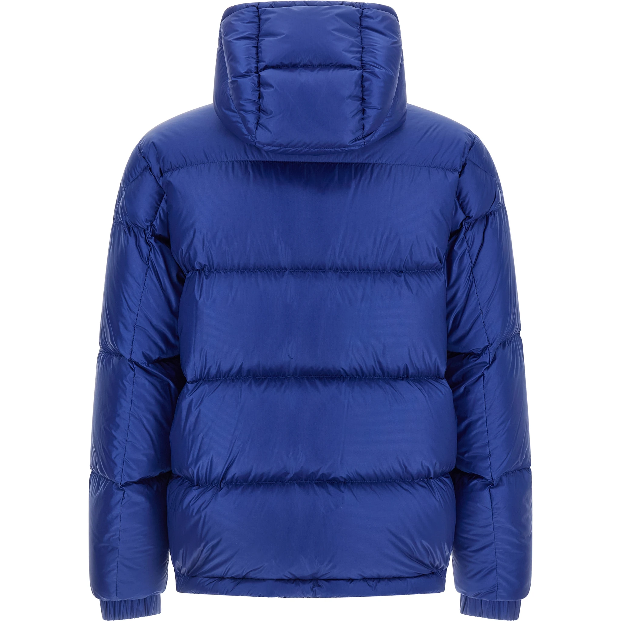 Blue Polyamide Full-Length Jacket