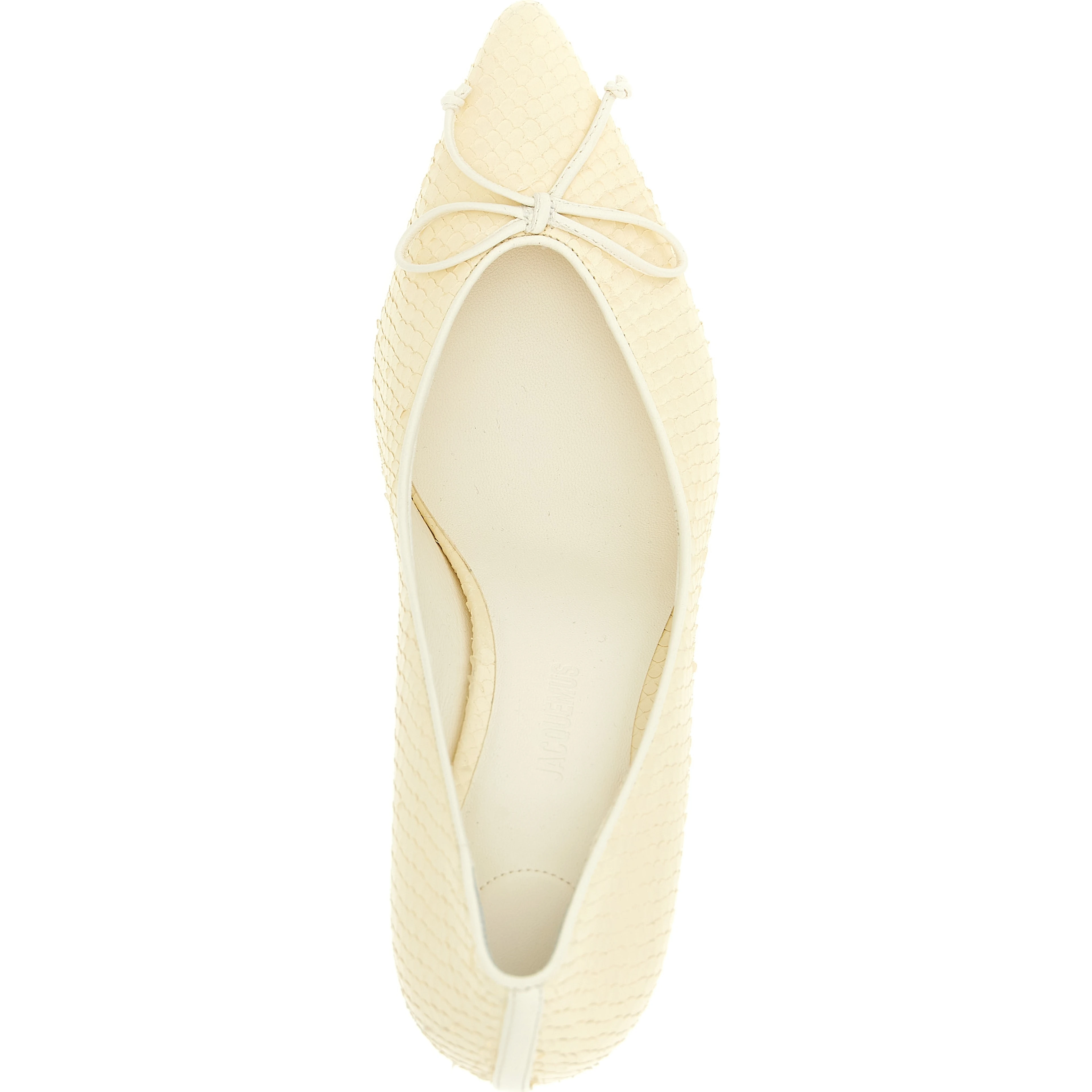 Beige Calfskin High Heel Pumps